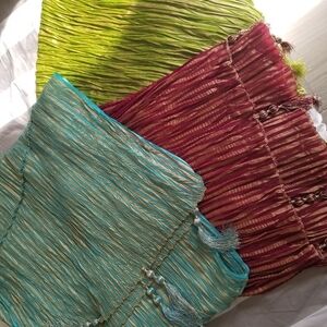 3 Ethnic South Asian Scarf Shawl wrap Table runner